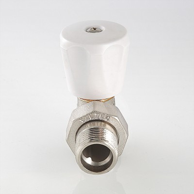 Клапан ручной Valtec (компактный), для радиатора, угловой 1/2" - фото 2 - id-p99105034