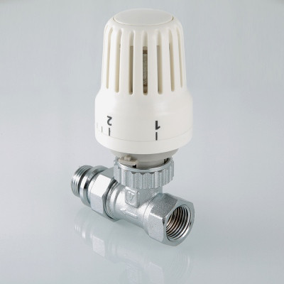 Клапан с термостатической головкой Valtec для радиаторов, прямой 1/2" - фото 4 - id-p99105044