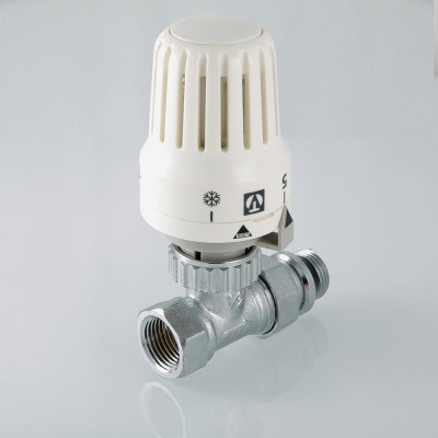 Клапан с термостатической головкой Valtec для радиаторов, прямой 1/2" - фото 5 - id-p99105044