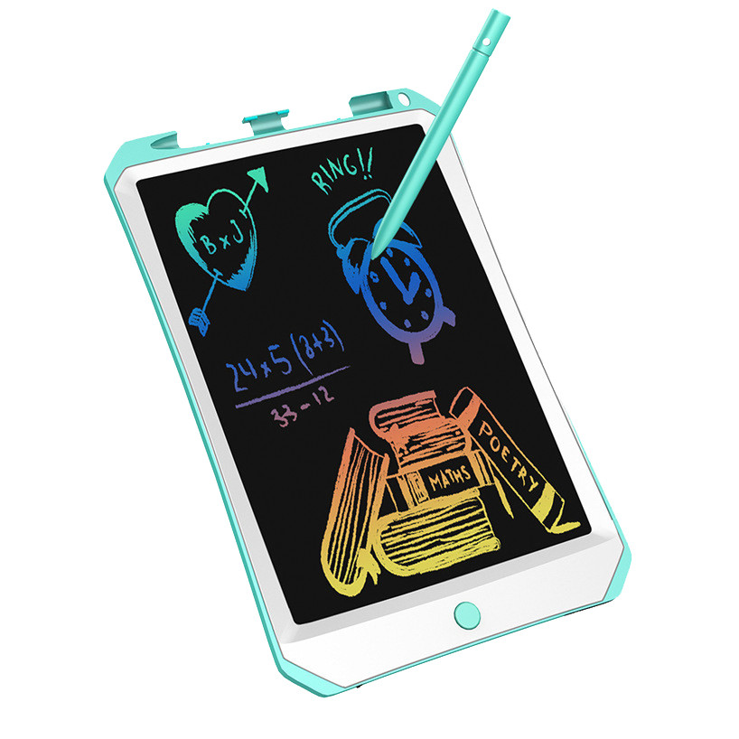 Электронный планшет для записей и рисования 11 дюймов LCD цветной KX11 голубой