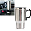 Термокружка с подогревом от прикуривателя ELECTRIC MUG STAINLESS STEEL 140Z, фото 9