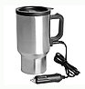 Термокружка с подогревом от прикуривателя ELECTRIC MUG STAINLESS STEEL 140Z, фото 7