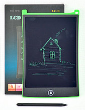 Электронный планшет для записей и рисования 8 дюймов LCD цветной KS0085 зеленый