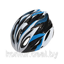 Велошлем Cigna WT-012 (чёрный/синий/белый)