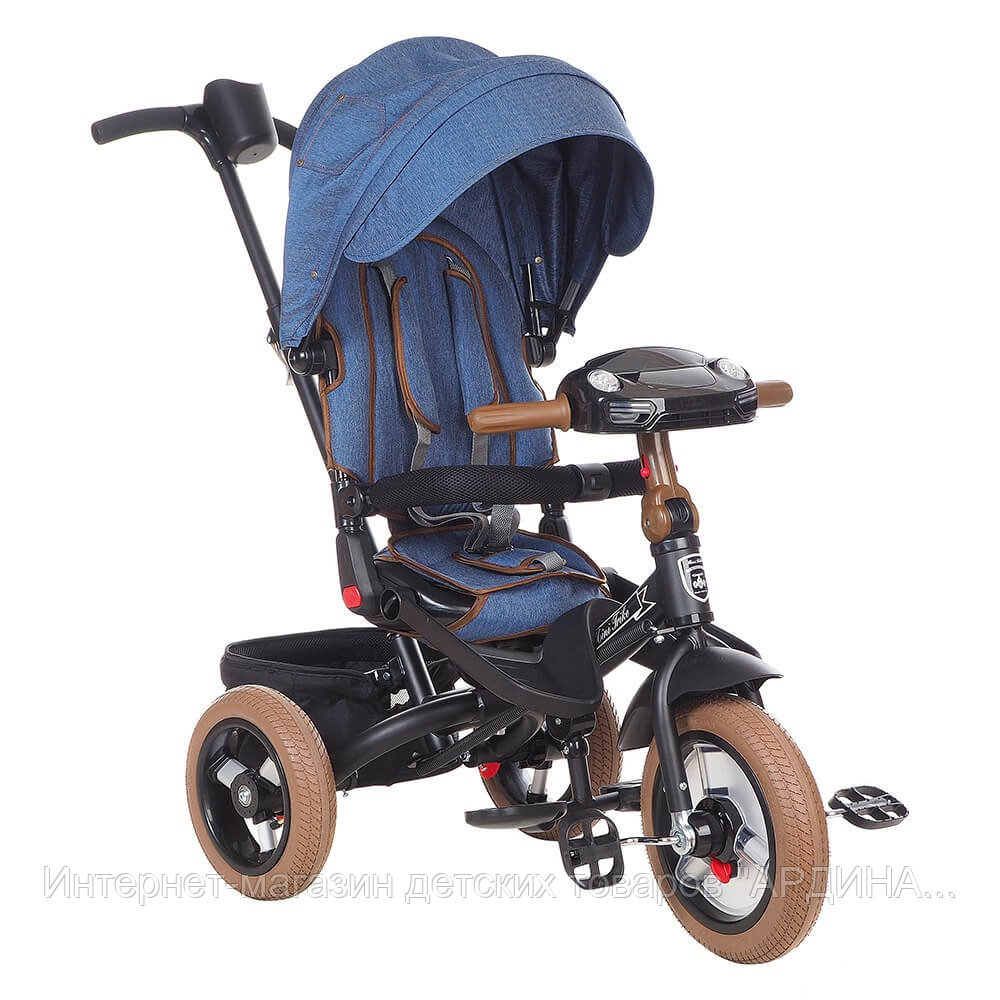 MINI TRIKE ДЖИНС 3-Х КОЛ. ВЕЛ. DARK BLUE JEANS СИНИЙ (12"/10" НАДУВНЫЕ КОЛЕСА)
