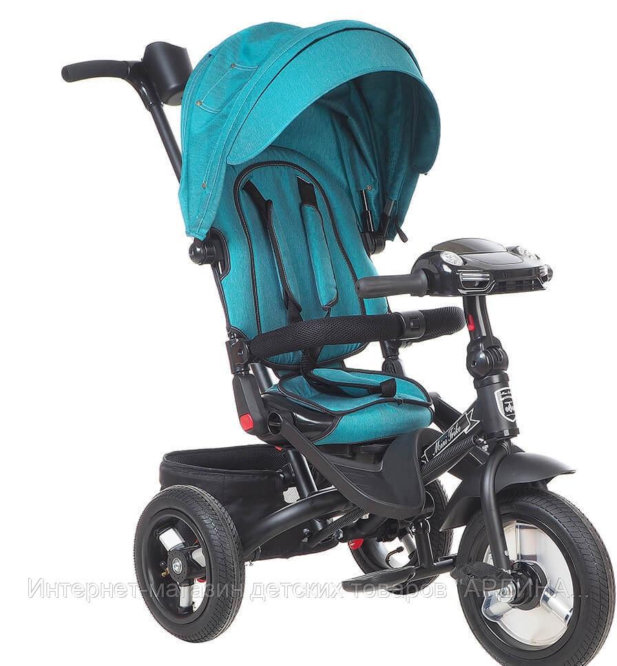 MINI TRIKE ДЖИНС 3-Х КОЛ. ВЕЛ. GREEN JEANS ЗЕЛЕНЫЙ (12"/10" НАДУВНЫЕ КОЛЕСА)