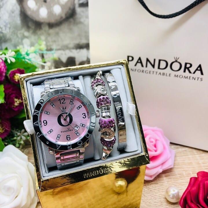Часы женские Pandora (Пандора) PR-2672 (комплект) - фото 1 - id-p99141248