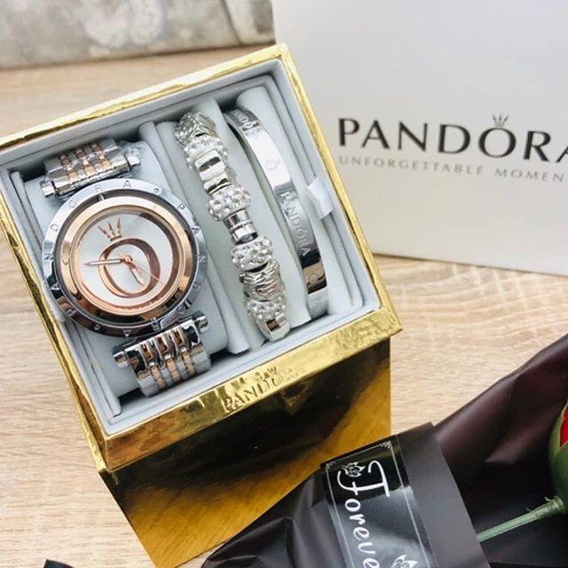 Часы женские Pandora (Пандора) PR-2663 (комплект) - фото 1 - id-p99141257
