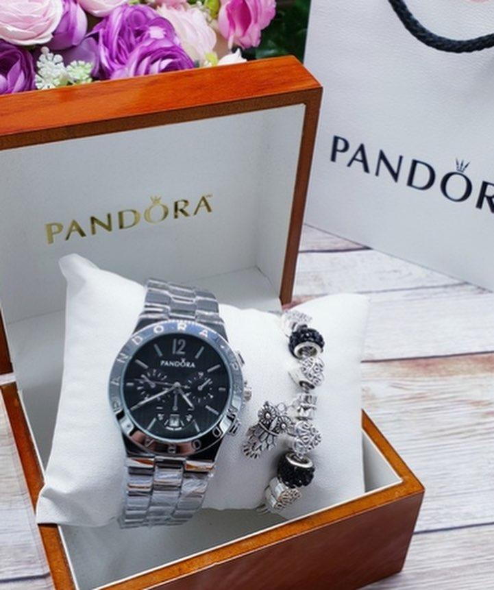 Часы женские Pandora (Пандора) PR-2662 (комплект) - фото 1 - id-p99141258