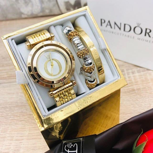 Часы женские Pandora (Пандора) PR-2661 (комплект) - фото 1 - id-p99141259