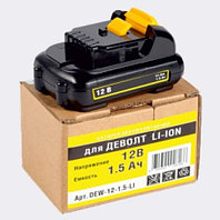 Аккумулятор, Li-ion, 12V, 1,5AН Dewalt ( DCB120, DCB121)