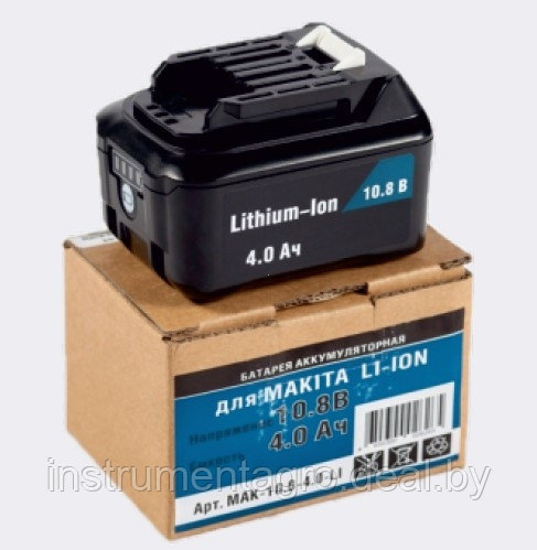 Аккумулятор, Li-ion, 10,8V, 4,0AH Makita (331 DWME DF) - фото 1 - id-p99139113