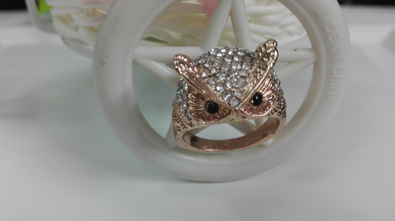 Стильное кольцо Сова - фото 2 - id-p94297857
