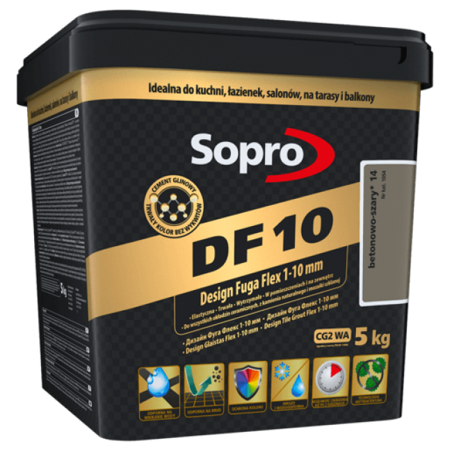Sopro DF 10 Эластичная затирка (фуга) для швов 5 кг - фото 1 - id-p99170703