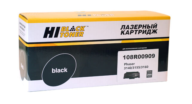 Картридж Hi-Black для Xerox Phaser 3140/3155/3160, Bk, 2.5K (HB-108R00909) - фото 1 - id-p99170766