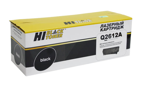 Картридж Hi-Black для HP LJ 1010/1020/3050, 2K (HB-Q2612A)