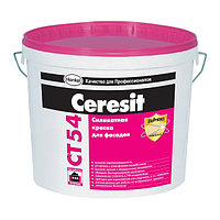 Ceresit CT54 Фасадная силикатная краска, база, белая, 15 л.
