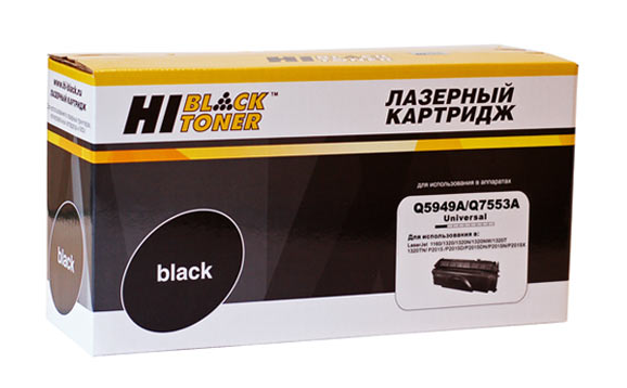 Картридж Hi-Black для HP LJ 1160/1320/P2015/ Canon 715, Универс, 3.5K, с чипом (HB-Q5949A/Q7553A) - фото 1 - id-p99188240