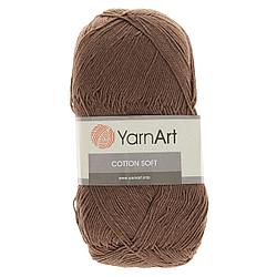 Пряжа YarnArt Cotton Soft цвет 40 светло-коричневый