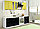 Кухня Артем-мебель Оля, олива/черный глянец, фото 2