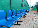 Пластиковое кресло Форвард 01 на стальной опоре трехместное, фото 9