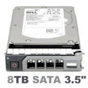 Жёсткий диск 400-AKWX Dell 8TB 6G 7.2K 3.5 SATA w/F238F, фото 2