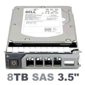 Жёсткий диск 400-AIXC Dell 8TB 12G 7.2K 3.5 SAS w/F238F, фото 2