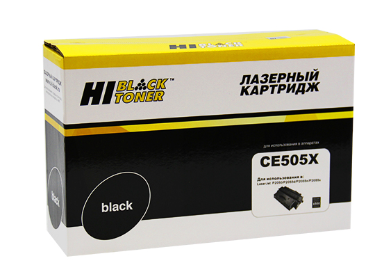 Картридж Hi-Black для HP LJ P2055/P2050/Canon №719H, 6.5K, с чипом (HB-CE505X)