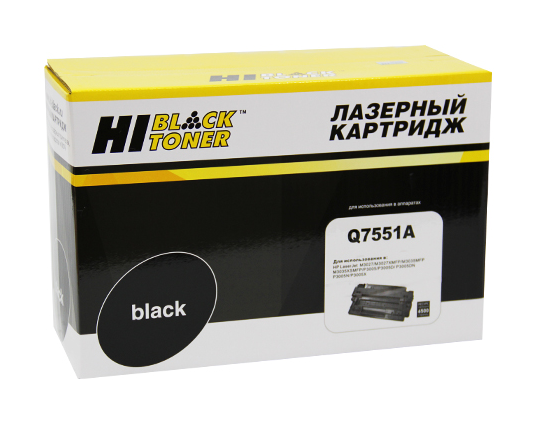 Картридж Hi-Black для HP LJ P3005/M3027MFP/M3035MFP, 6.5K (HB-Q7551A)