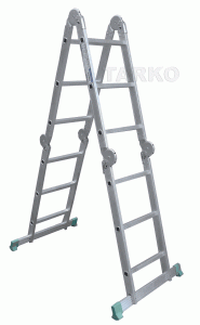 Лестницы шарнирные (лестница-трансформер) модель T03208 высота 4780 мм - фото 3 - id-p99283441