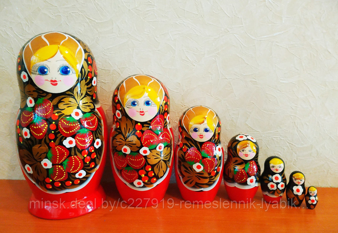 Матрёшка на 7 частей! Ручной работы!