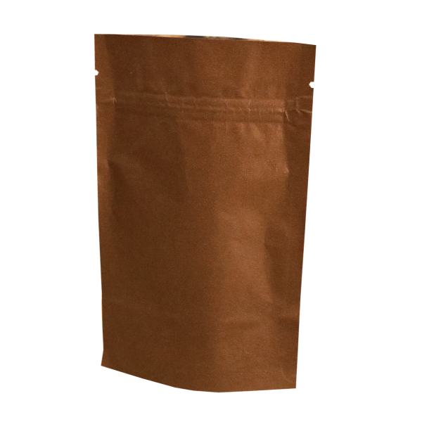 Пакет дой пак бумажный коричневый с замком зип-лок (4625С)