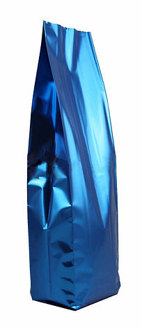 Пакет синий матовый с центральным швом , фото 2
