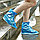 Защитные чехлы (дождевики, пончи) для обуви от дождя и грязи с подошвой цветные р-р 39-40 (L) Белые, фото 2
