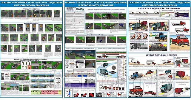 Уголок безопасности движения р-р 2,5*1,2 м, с бортом