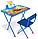 Набор детской мебели складной Д1П/Т НИКА Disney "Тачки"  (пенал, стол + мягкий стул с подножкой) 1,5-3 лет, фото 2