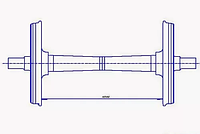 Колесная пара 8П.35.10.010