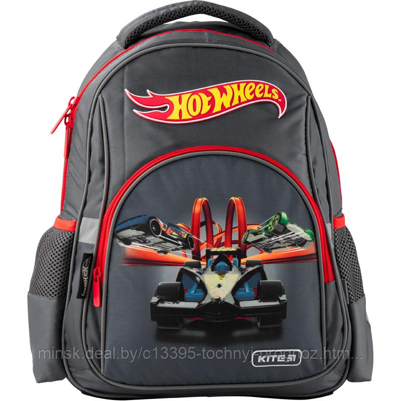 Рюкзак школьный Kite Hot Wheels с ортопедической спинкой Ergo Kids - фото 4 - id-p99325295