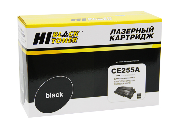 Картридж Hi-Black для HP LJ P3015, 6K, с чипом (HB-CE255A)