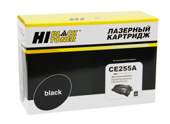 Картридж Hi-Black для HP LJ P3015, 6K, с чипом (HB-CE255A) - фото 1 - id-p99326480