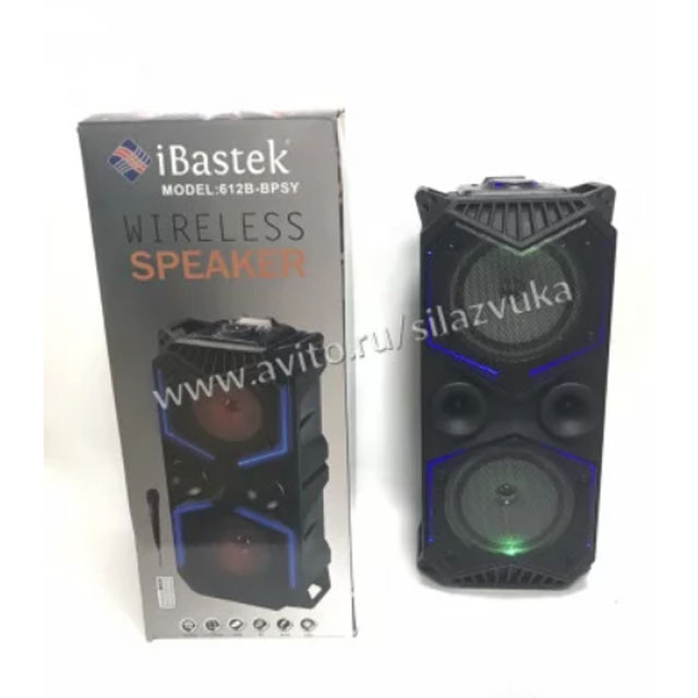 Портативная Bluetooth колонка iBastek 612B-BPSY - фото 4 - id-p99326475
