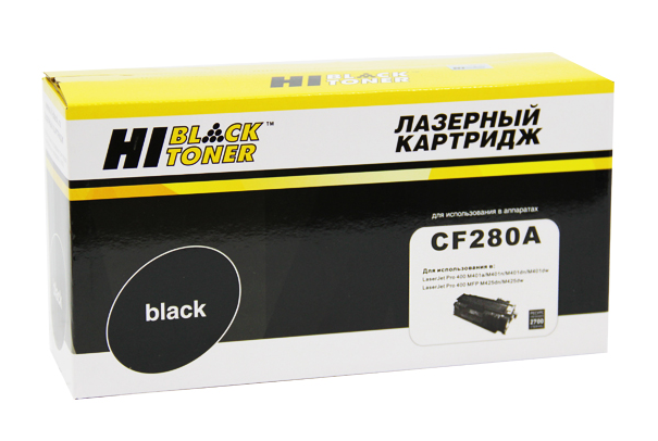 Картридж Hi-Black для HP LJ Pro 400 M401/Pro 400 MFP M425, 2.7K, с чипом (HB-CF280A) - фото 1 - id-p99326833