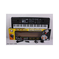 Детский синтезатор  MQ814USB с микрофоном 61 клавиша