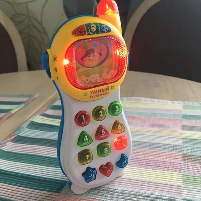Развивающая игрушка Умный телефон 7028 (свет, звук) - фото 5 - id-p99329766