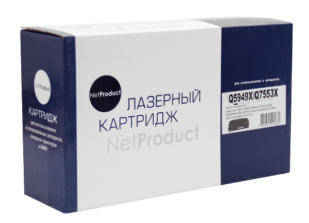 Картридж NetProduct для HP LJ P2015/1320/3390/3392, Унив., 7K, с чипом  (N-Q5949X/Q7553X)