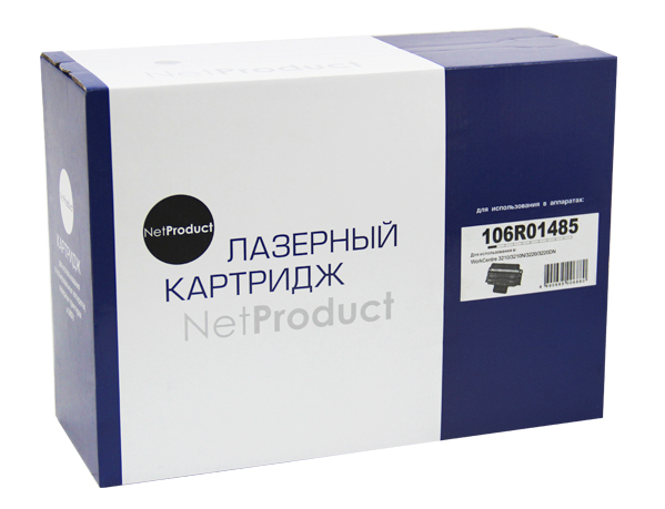 Картридж NetProduct для Xerox WC 3210/3220, 2K, с чипом (N-106R01485)