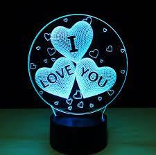 3D светильник I Love You