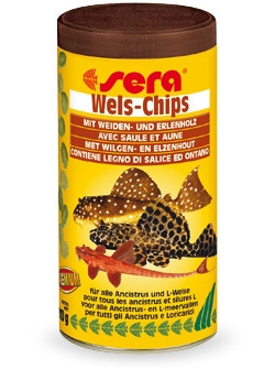 Sera Wels chips 100 мл - корм для лорикариевых сомов - фото 1 - id-p5058673