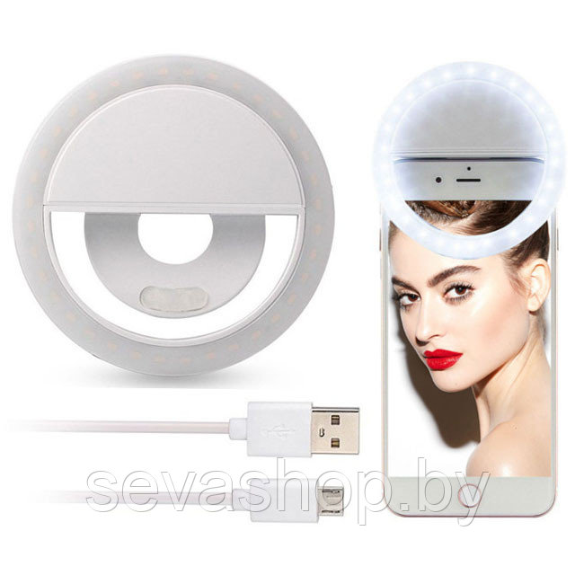 Кольцо для селфи Selfie Ring Light RK-12 - фото 1 - id-p99351857