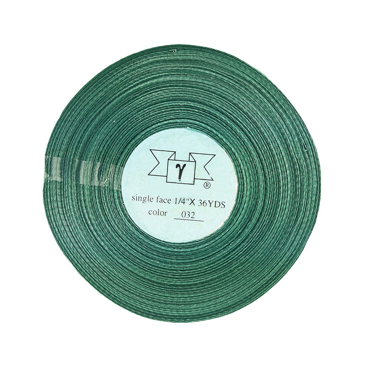 Лента атласная Травянистый №032 (Китай, 6 мм х 33 м)